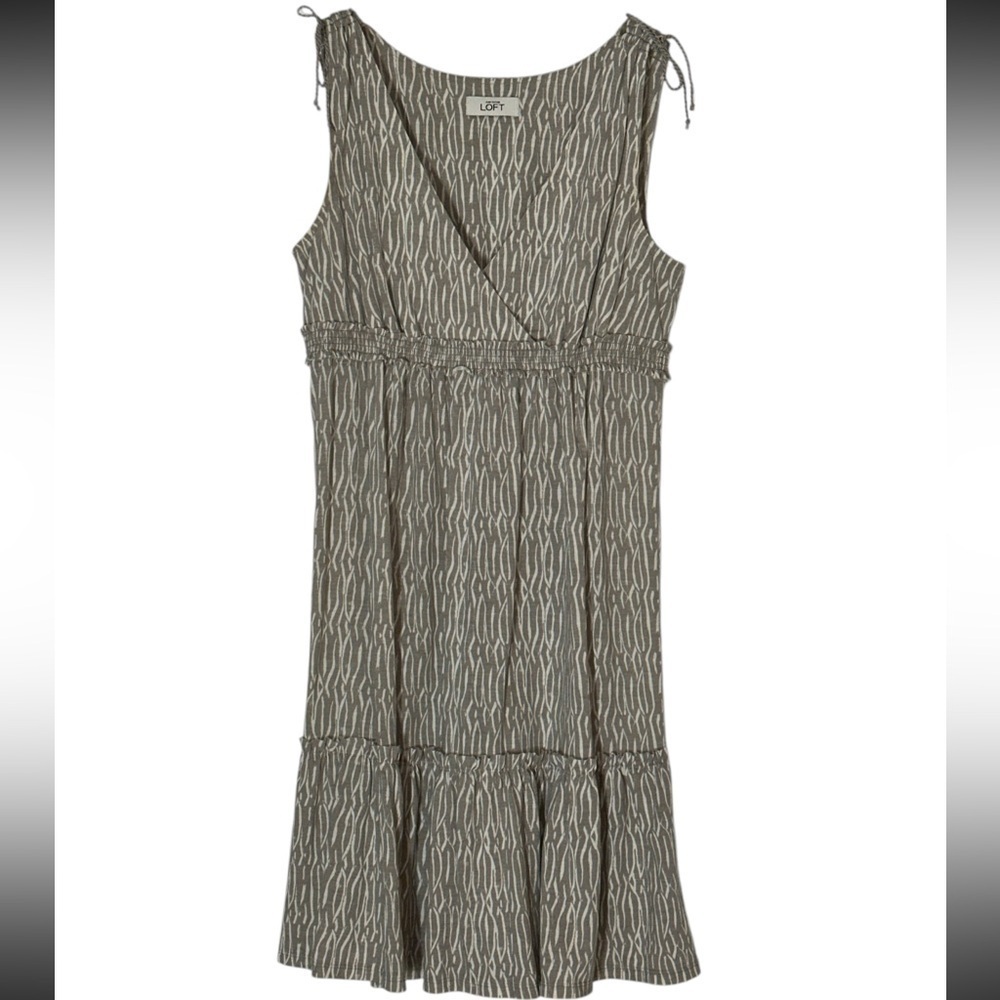 Ann Taylor Loft Sun Dress Criss Cross Front Sleeveless Missing Size Tag